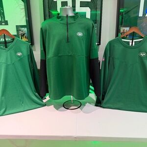 New York Jets Nike NFL On Field Player worn Men's Dark Green Used LOT 3 items